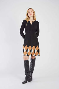 Camelia Dress, Black