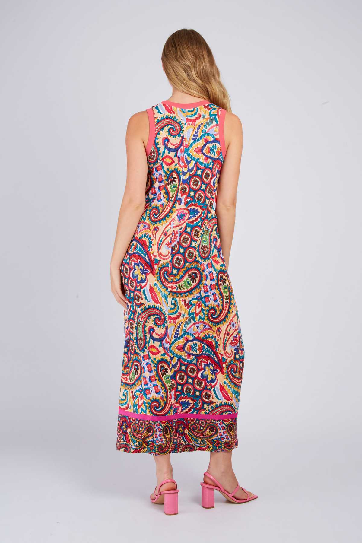 Pyrgos Dress, Fuchsia