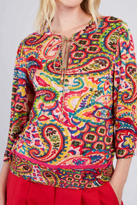 Zenaide Blouse, Fuchsia