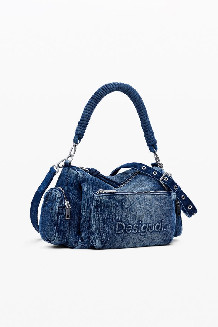 Astana Half Logo Denim Bag