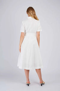Camelia Dress -white