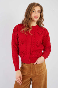 Baby Cardigan, Red