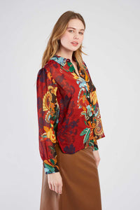 Gavina Blouse, Cognac