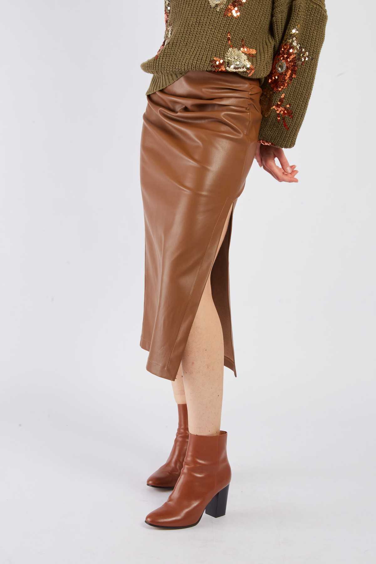 Jacinthe Skirt, Brown