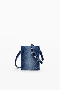 Mone Half Logo Denim Venecia Bag