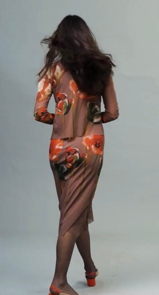 Mesh Coverup, Earth Color