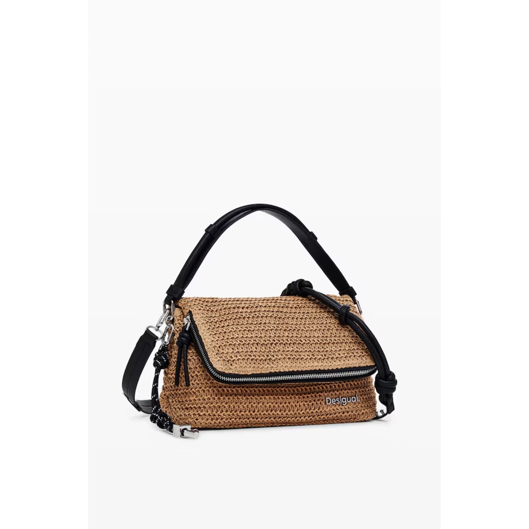 Half Logo Raffia Venecia 3.0 Bag