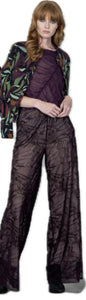 Velvet Burnout Pants