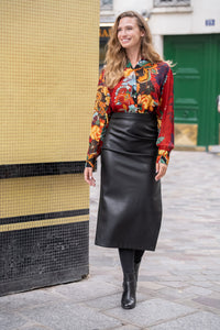 Gavina Blouse, Cognac