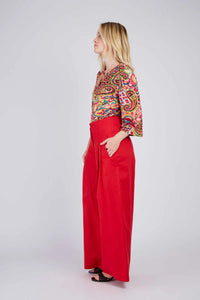 Zenaide Blouse, Fuchsia