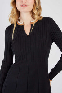 Camelia Dress, Black