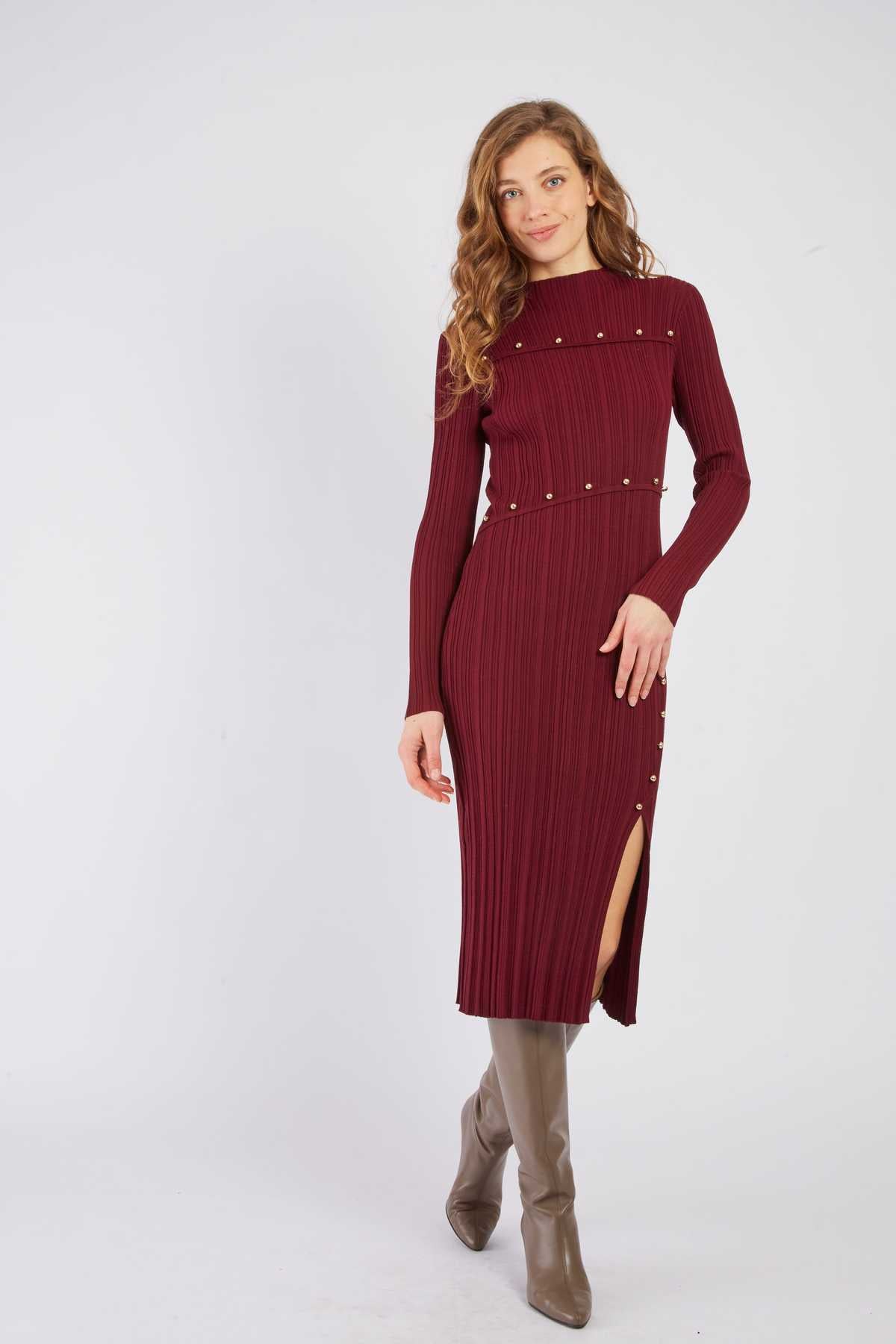 Cleo Dress, Bordeaux