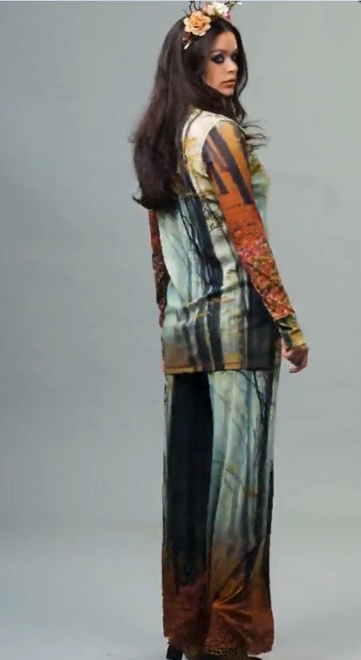 Mesh Shirt, Rebirth Print