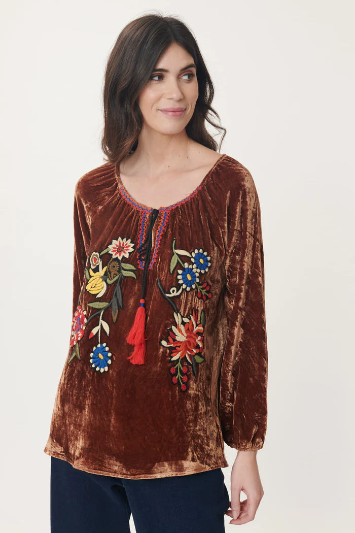 Madison Embroidered Top