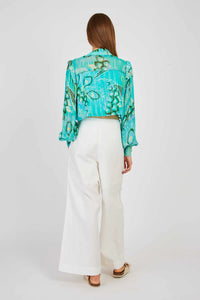Daisy Linen Pants White