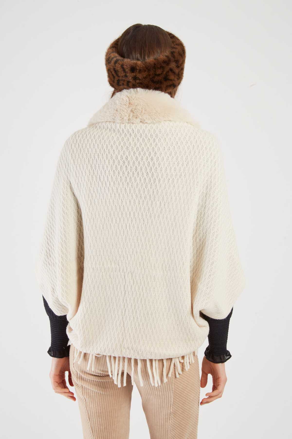 Ainoa Sweater  Coverup, Ecru