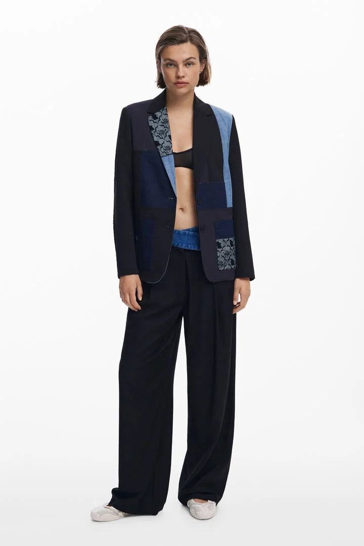 Textures Patch Blazer