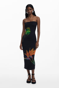 Colibri Strapless Dress Black