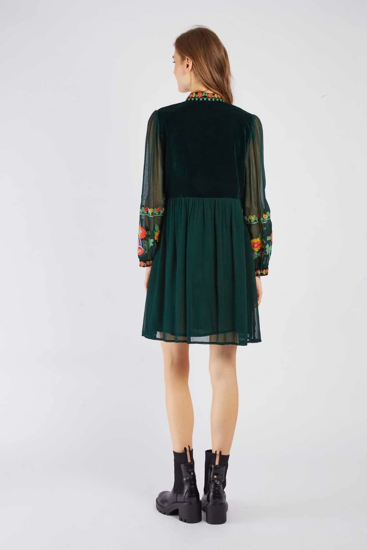 Eliette Dress Green