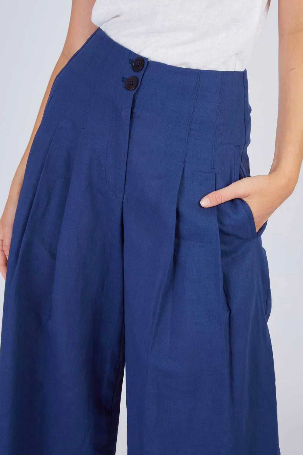 Daisy Linen Pants Marine/Navy