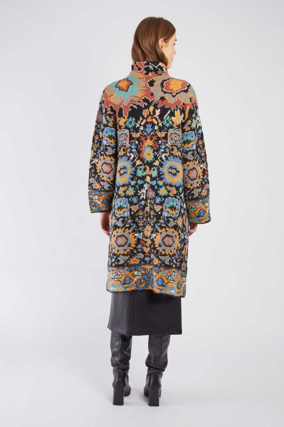 Barbades Sweater Coat, Black