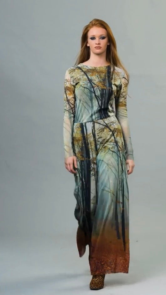 Mesh Top, Rebirth Print