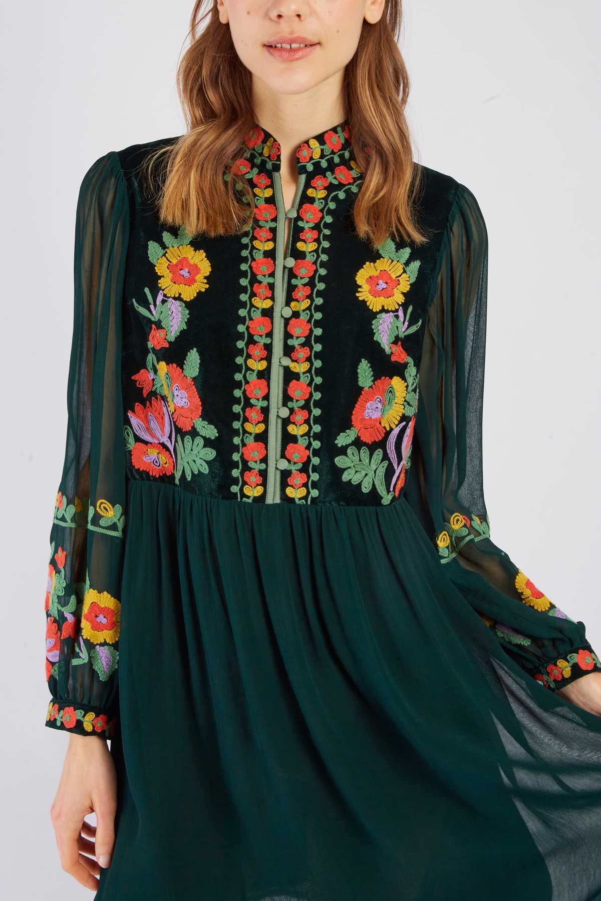 Eliette Dress Green