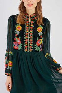 Eliette Dress Green