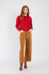 Baby Cardigan, Red