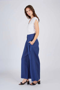 Daisy Linen Pants Marine/Navy