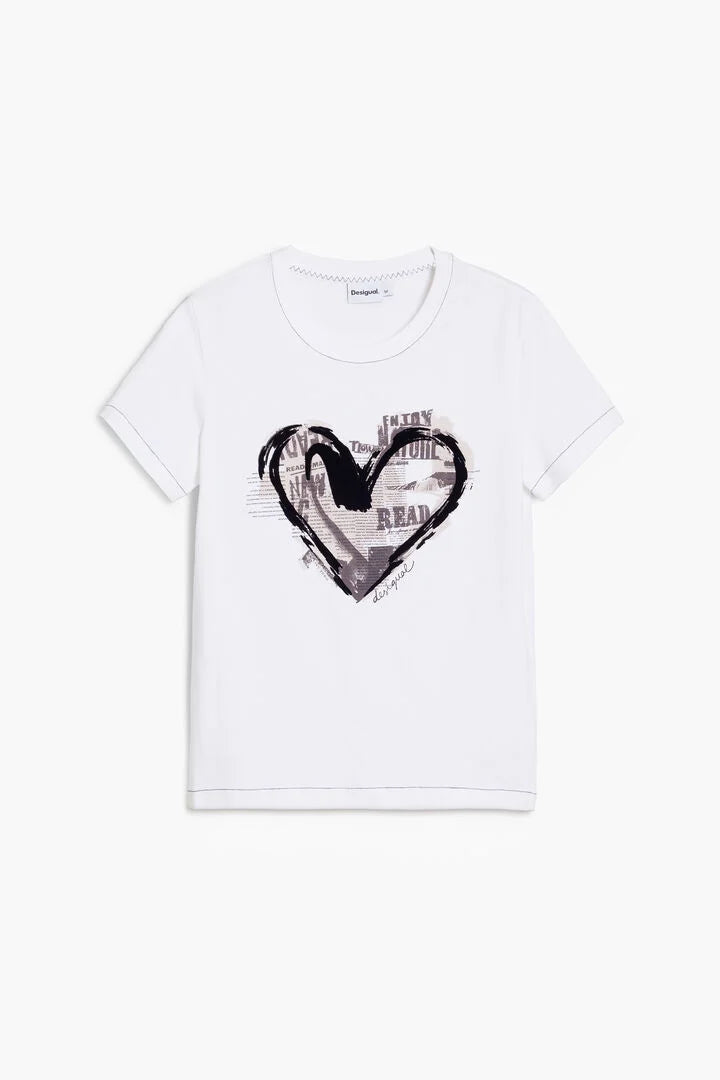 Letter Core T-shirt, White
