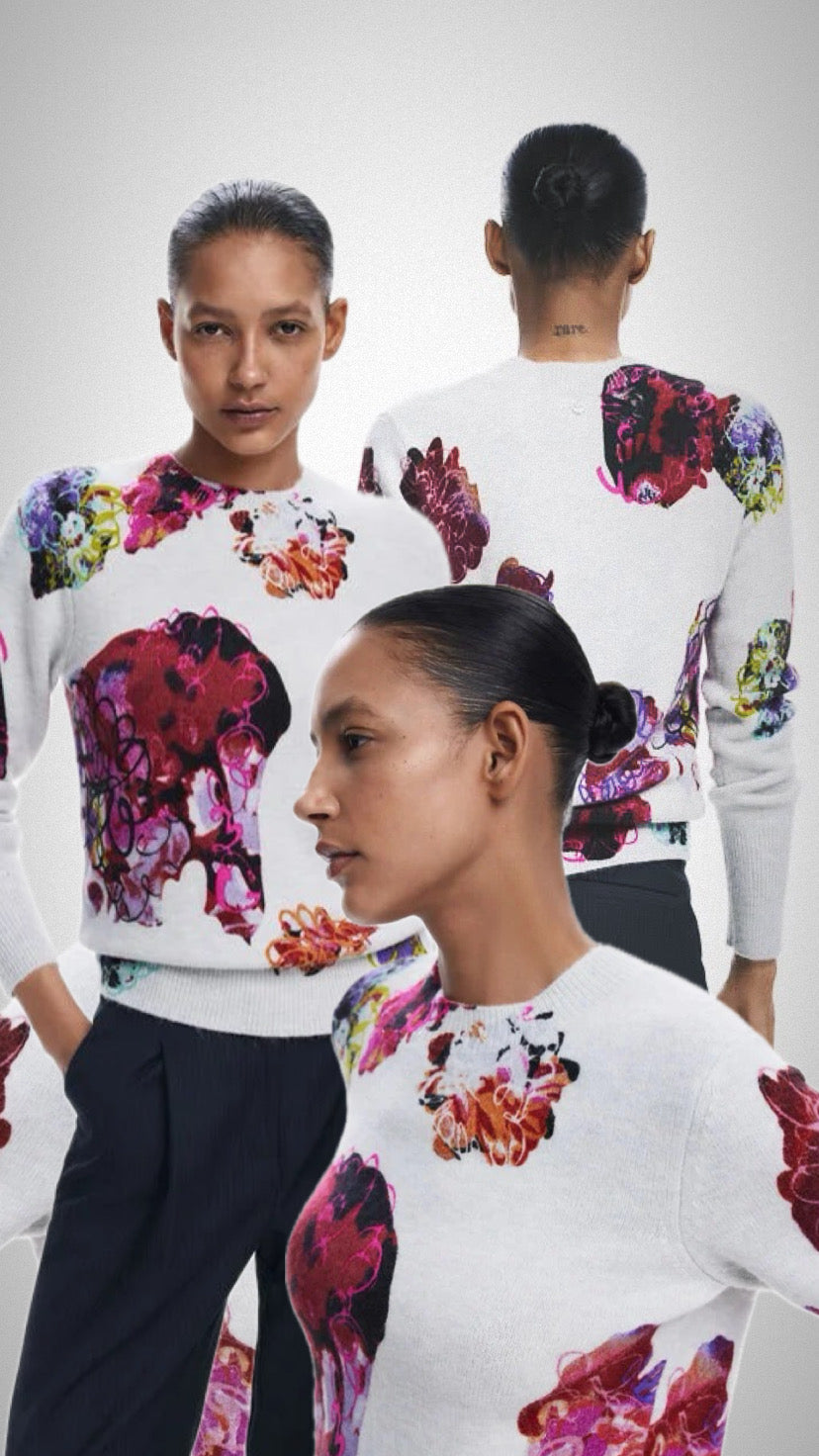 MaxFlower Sweater Floral