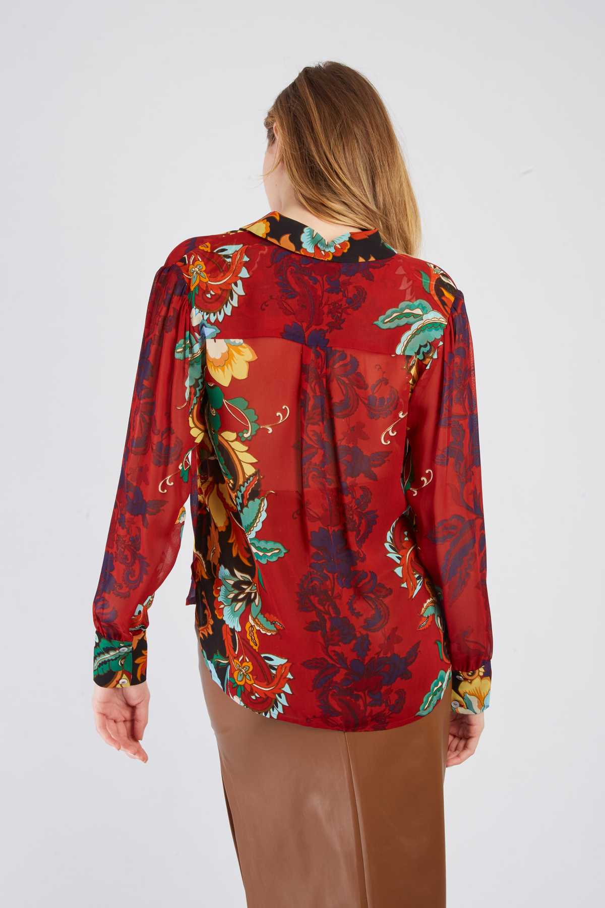 Gavina Blouse, Cognac
