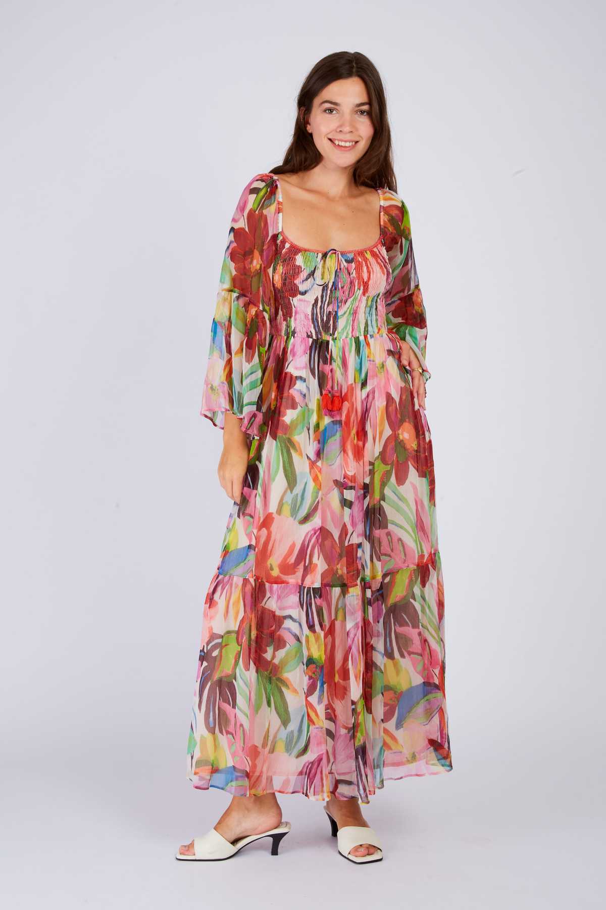 Pulcherie Dress, Rouge