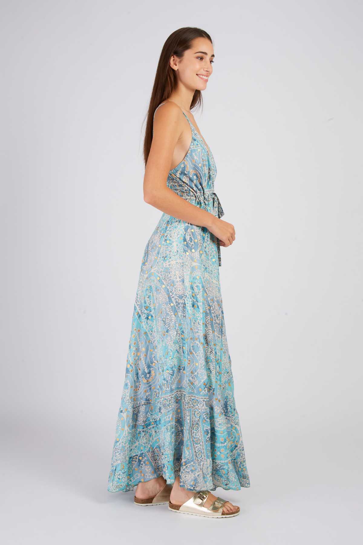Petunia Dress, Blue