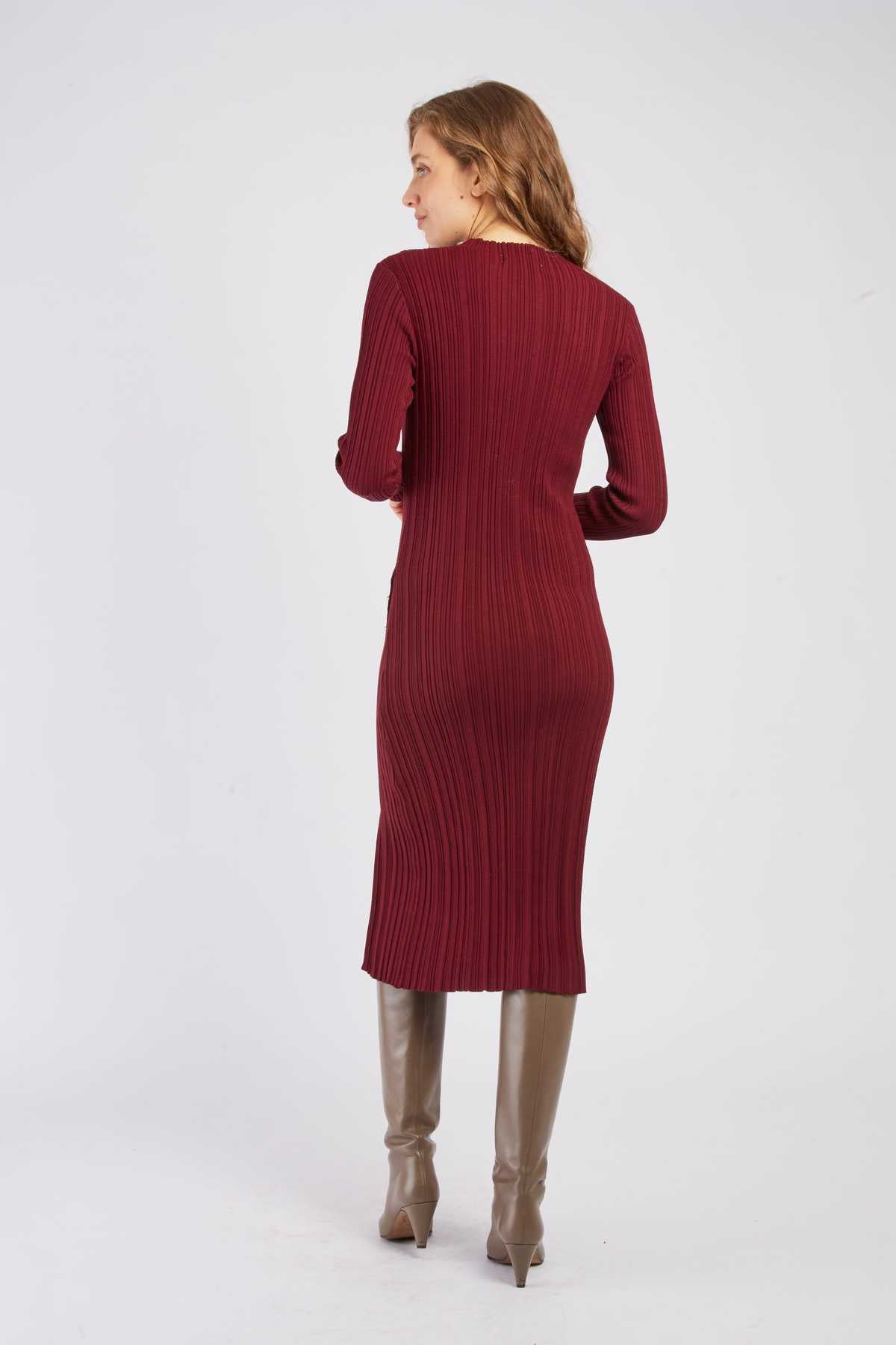 Cleo Dress, Bordeaux