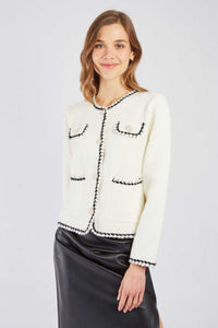 Bali Cardigan - Ecru