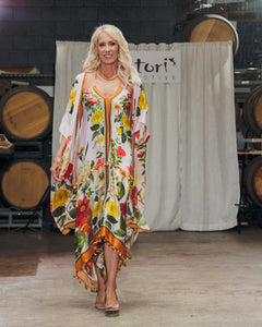 French Kiss Hand-Beaded Kimono