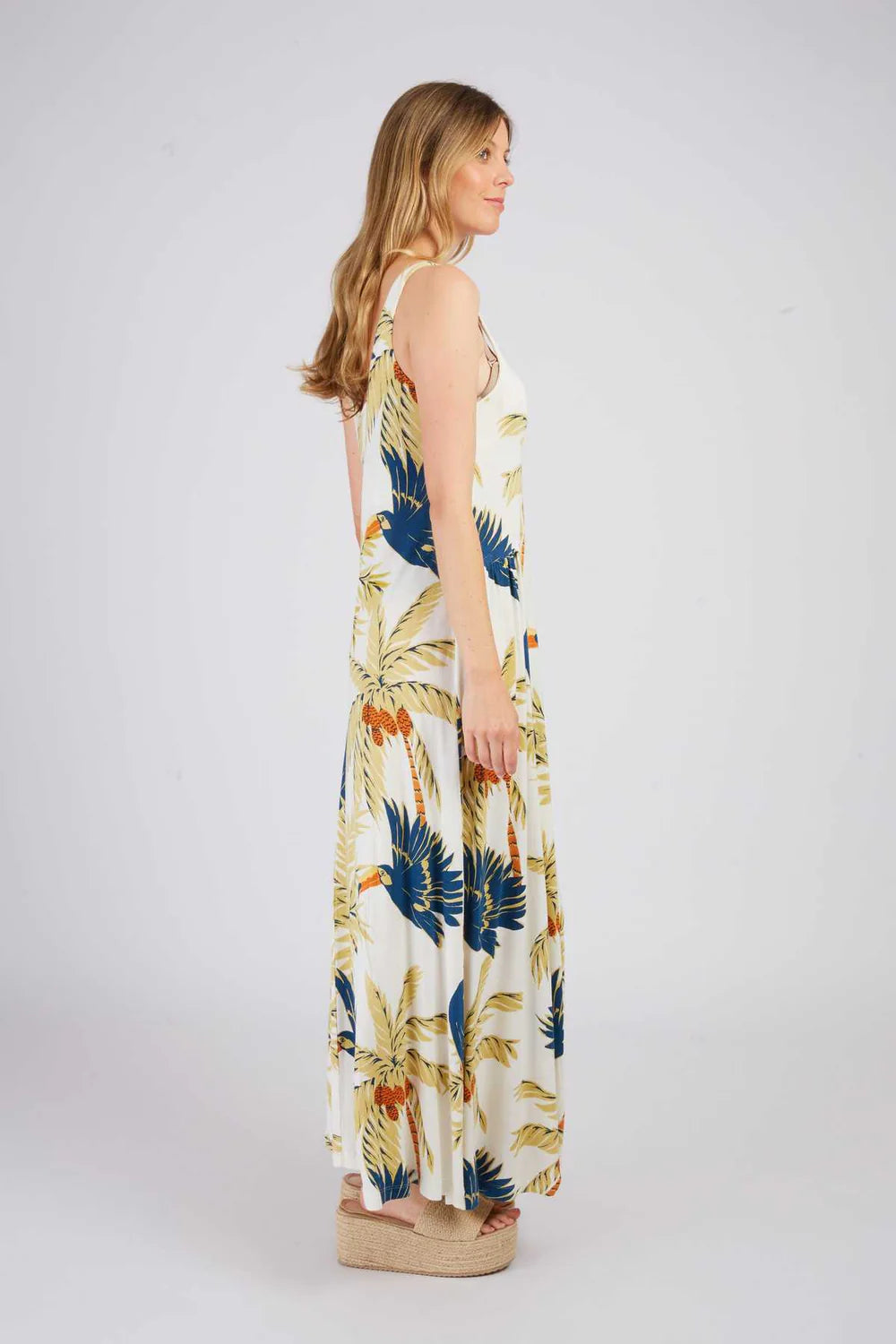 Perle knit Maxi -Ecru