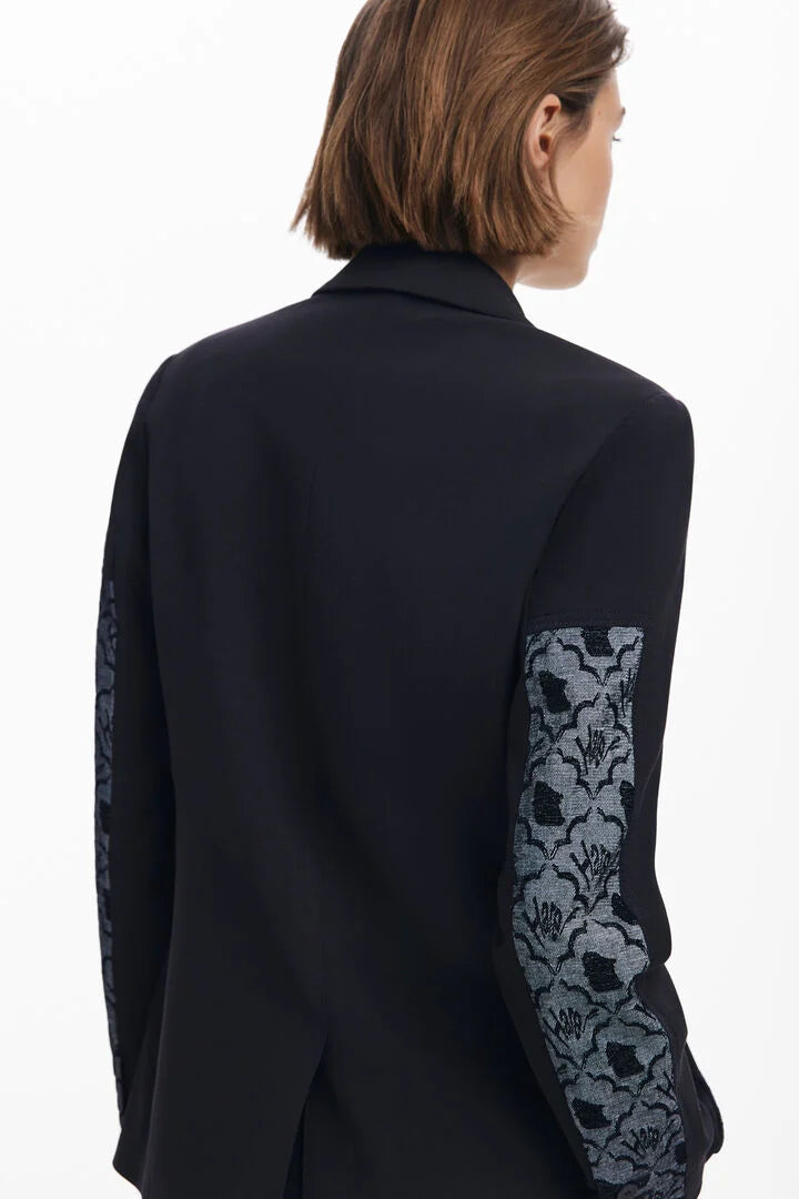 Textures Patch Blazer