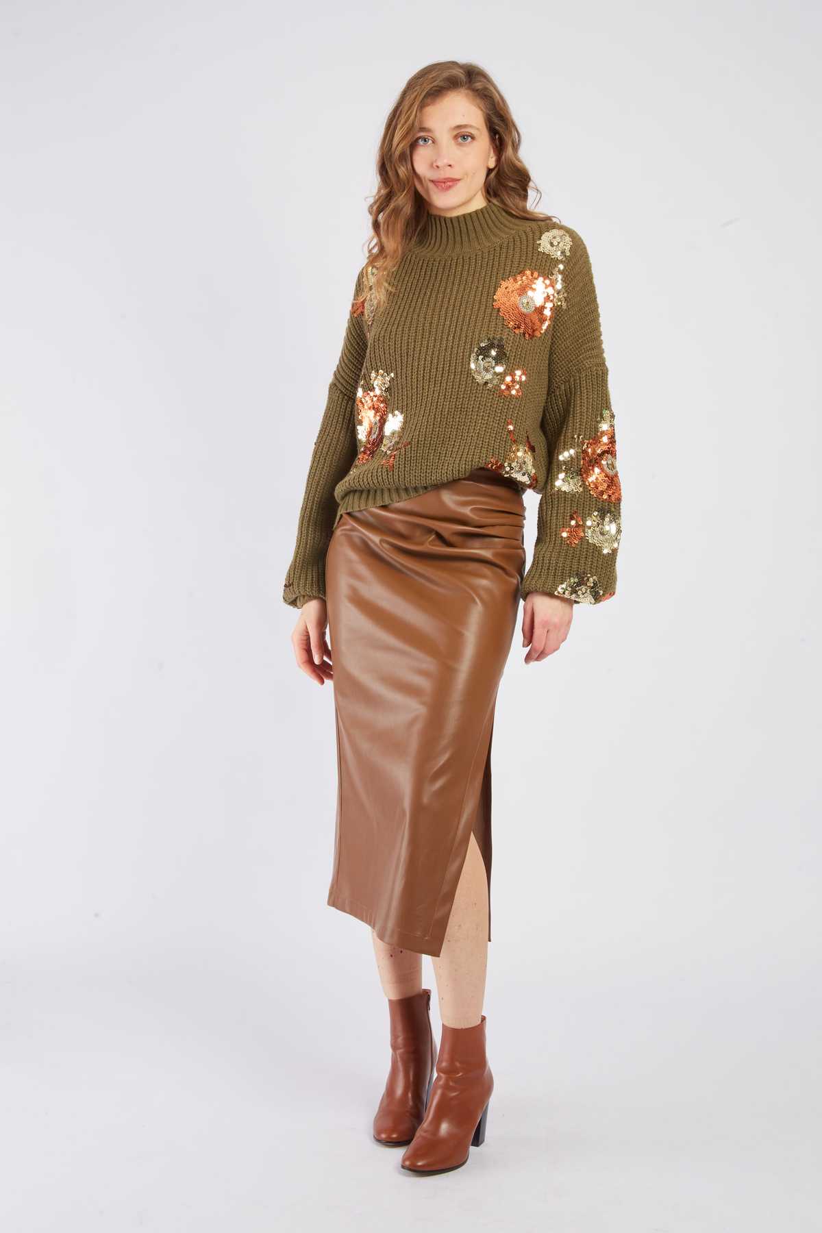 Jacinthe Skirt, Brown