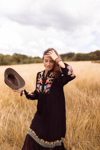 Eliane Embroidered Dress