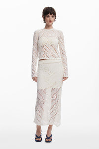 Woolf Skirt, Ecru