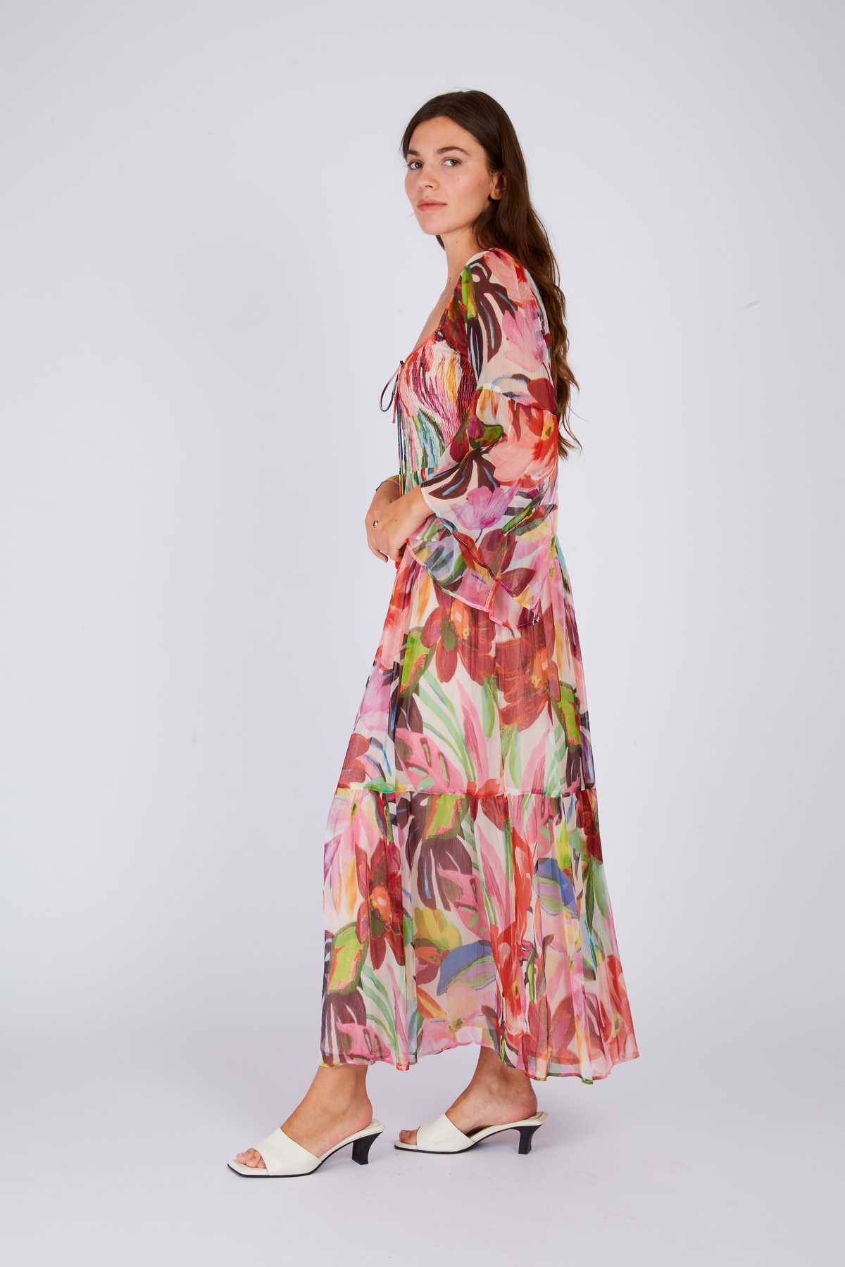 Pulcherie Dress, Rouge