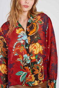Gavina Blouse, Cognac