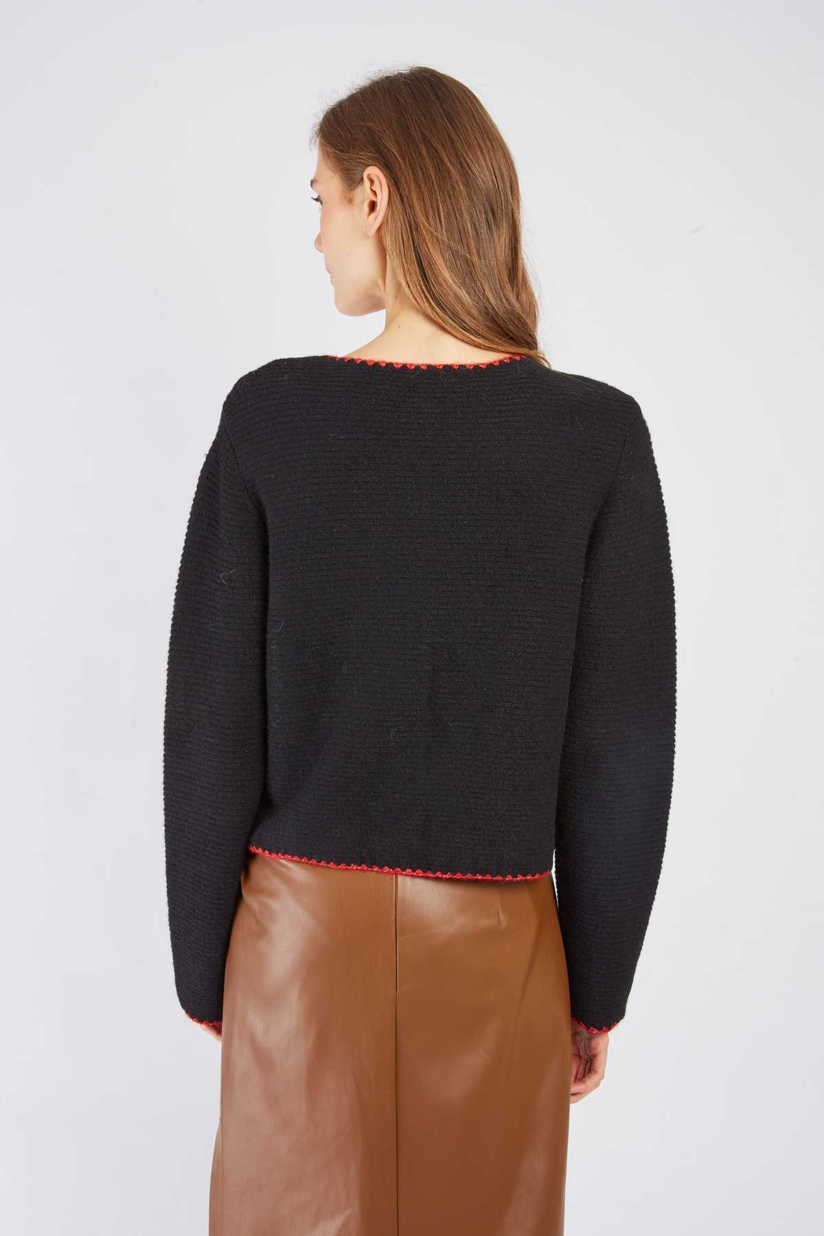 Barbara Cardigan, Black