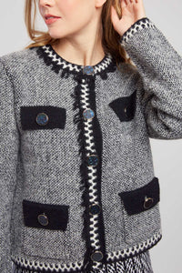 Dante Knit Cardigan Grey