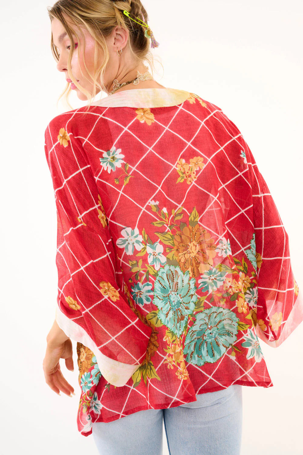 Borrocow Beauty Hand Embellished Kimono