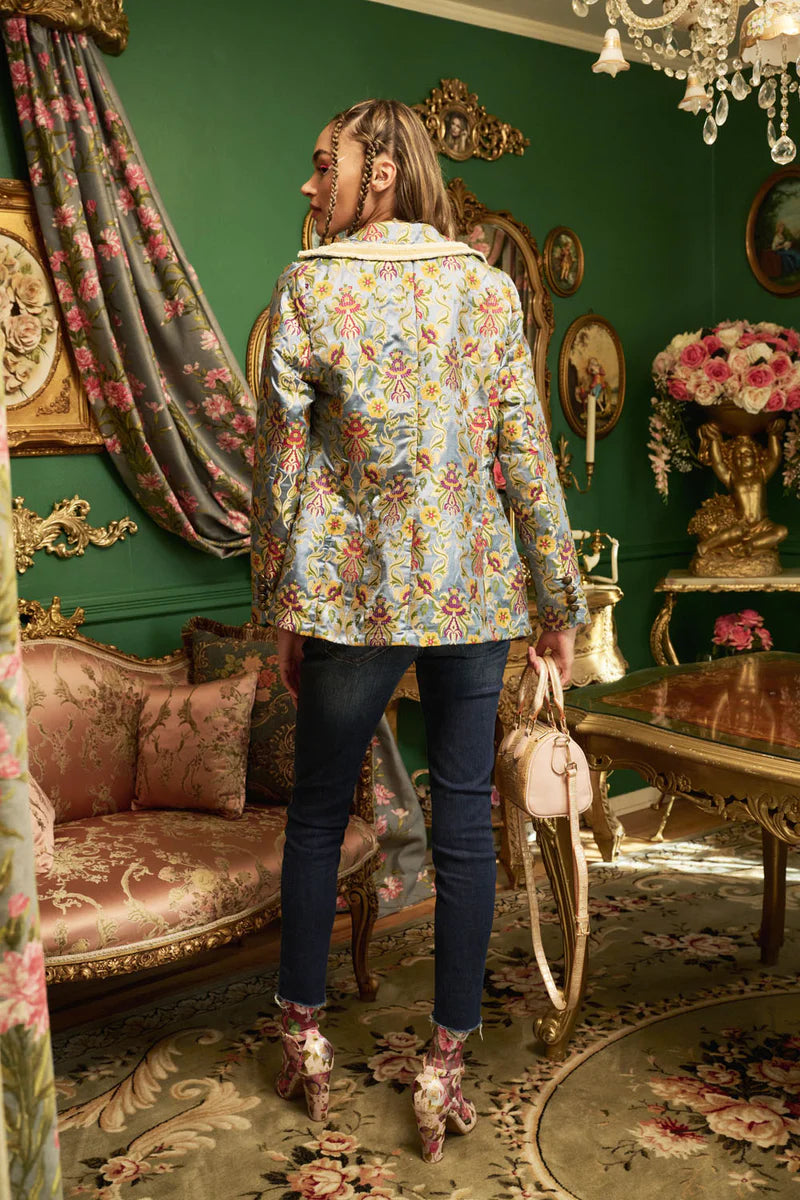 Renaissance Silk Jacquard Blazer