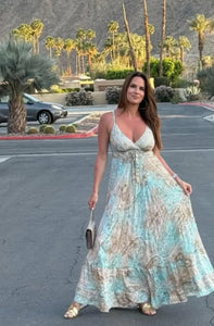 Petunia Dress, Blue